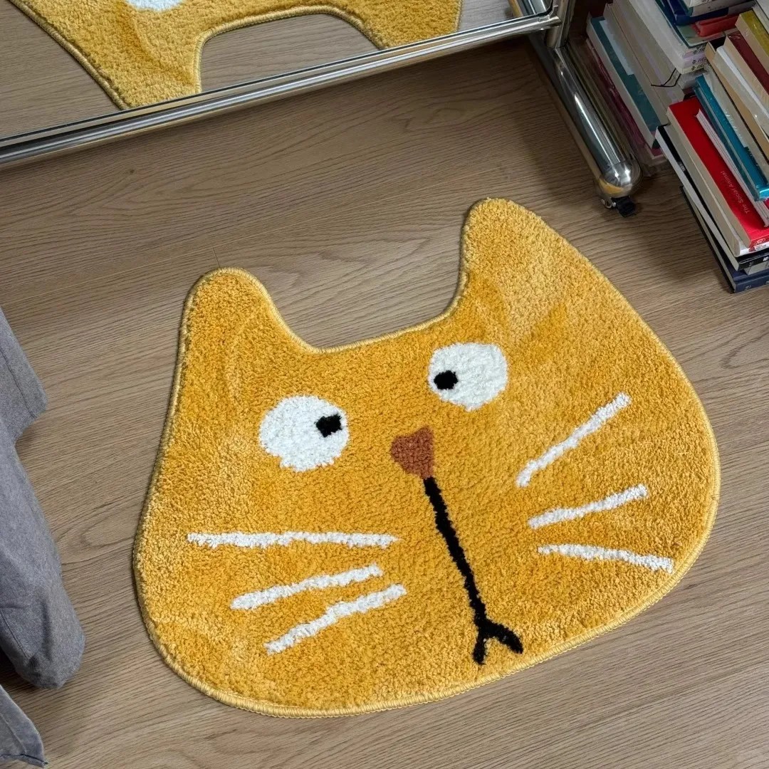 Home Bathroom Cleaning Machine - VIKAMA Non-slip Alien Cute Cat Bath