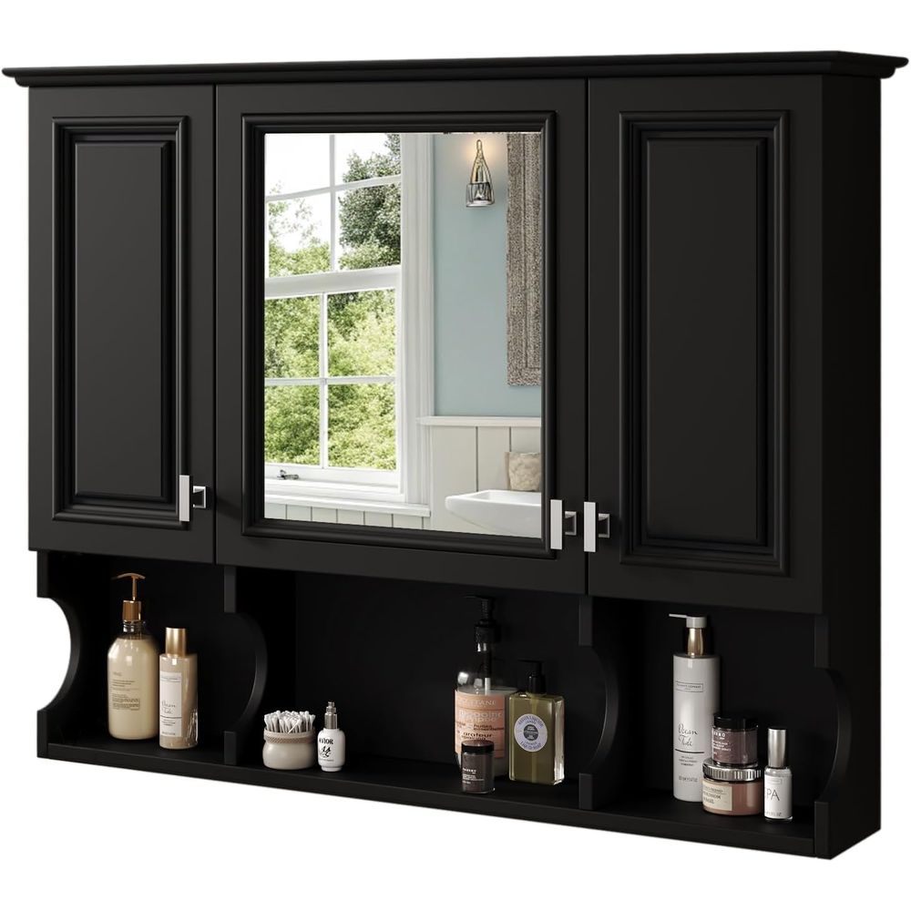 Home Bathroom Cabinets - Bathroom Wall Cabinet with Mirror, Wall