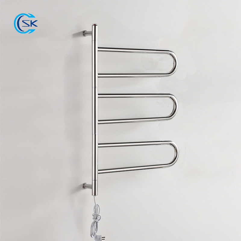 Towel Warmer Electric - Hidden/Exposed Wire Bathroom Towel Warmer Stainless