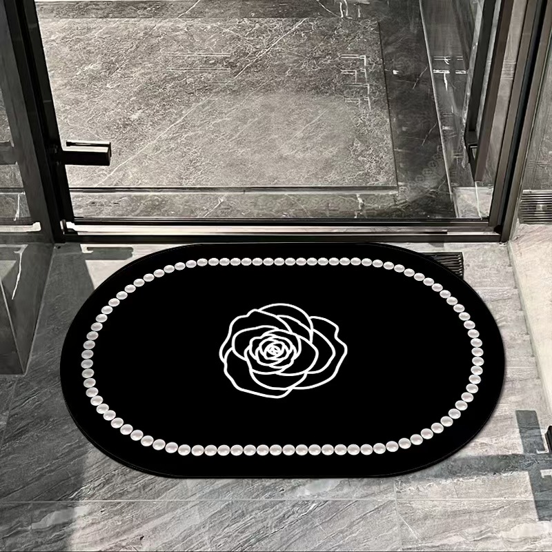 Home Bathroom Cleaning Machine - VIKAMA Floor Mat For Bathroom Door,