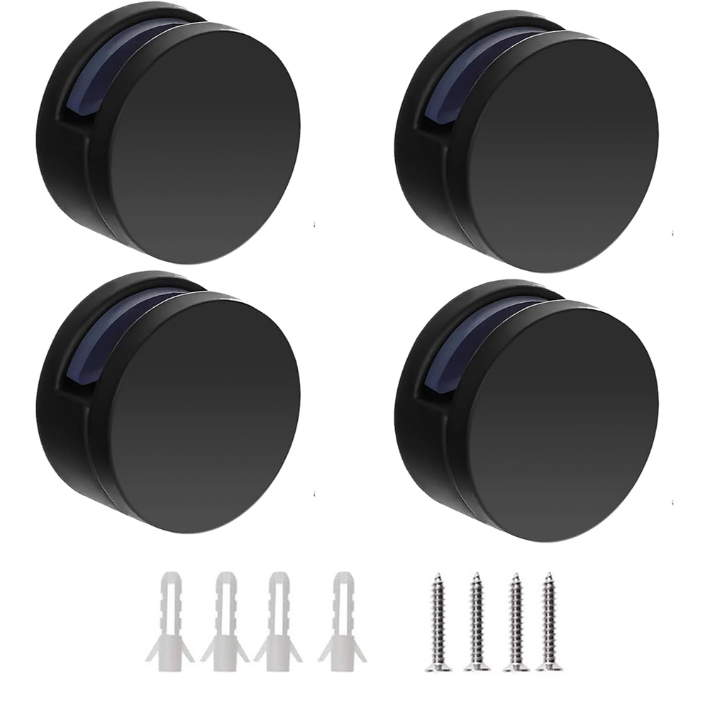 Home Hardware Bathroom Accessories - 4pcs Glass Mirror Clamp Fixing Holder