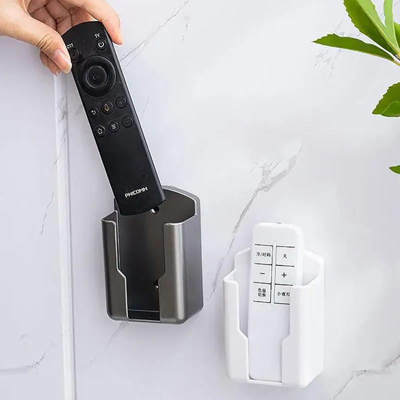 Home Bathroom Shelf - Remote Control Holder Wall Mounted Storage