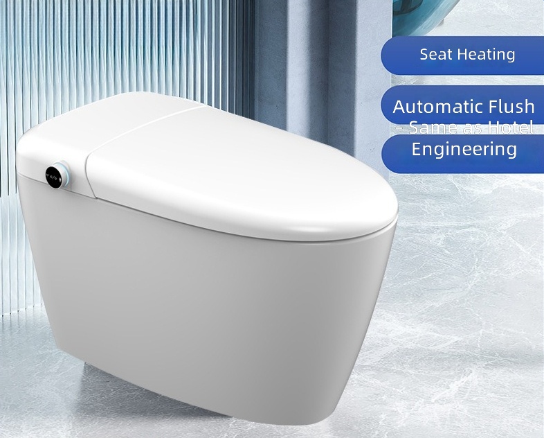Home Bathroom Upgrades - Heated Smart Toilet Seat, Automatic Flushing,