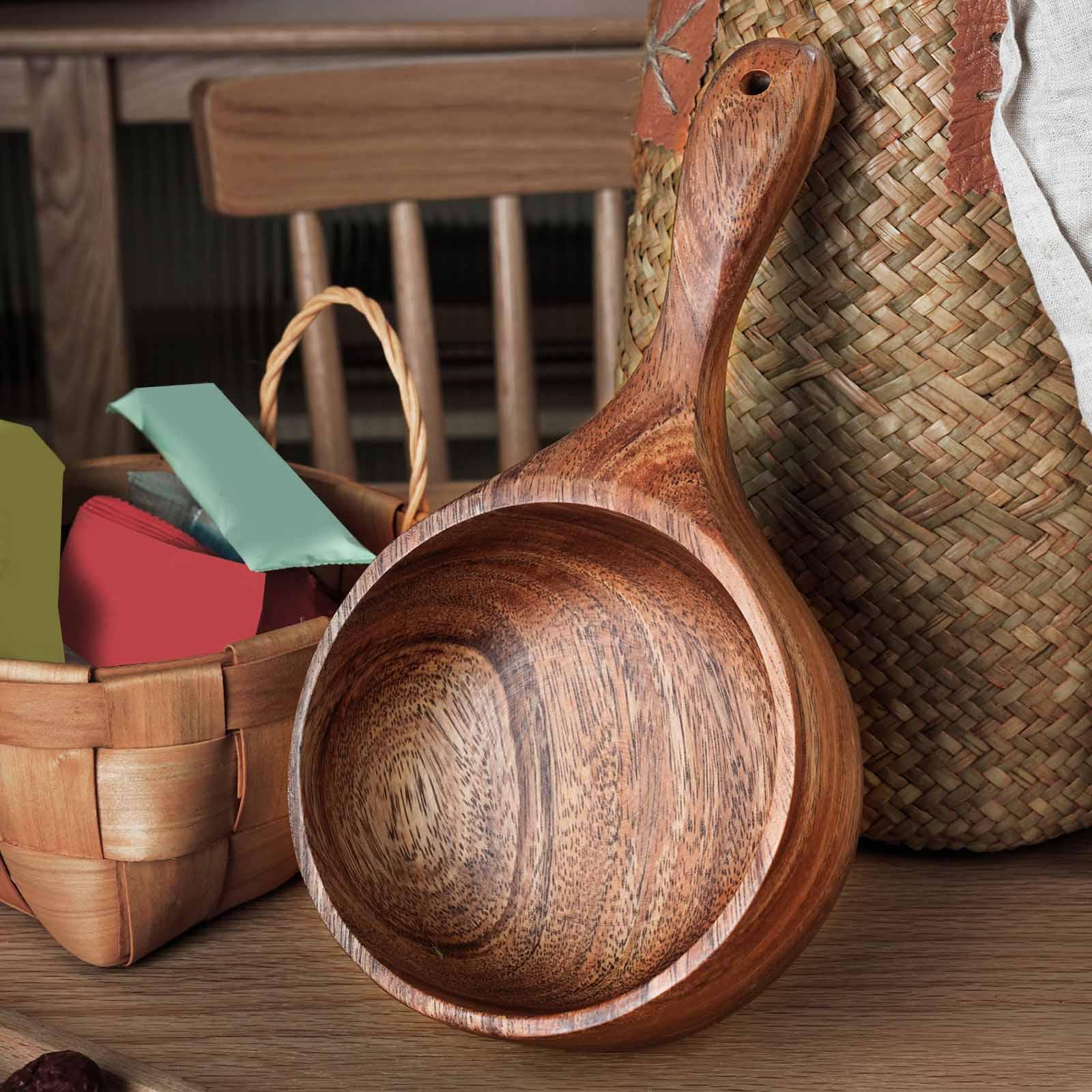 Home Bathroom With Sauna - Wooden Sauna Ladle,Household Use Bath Water