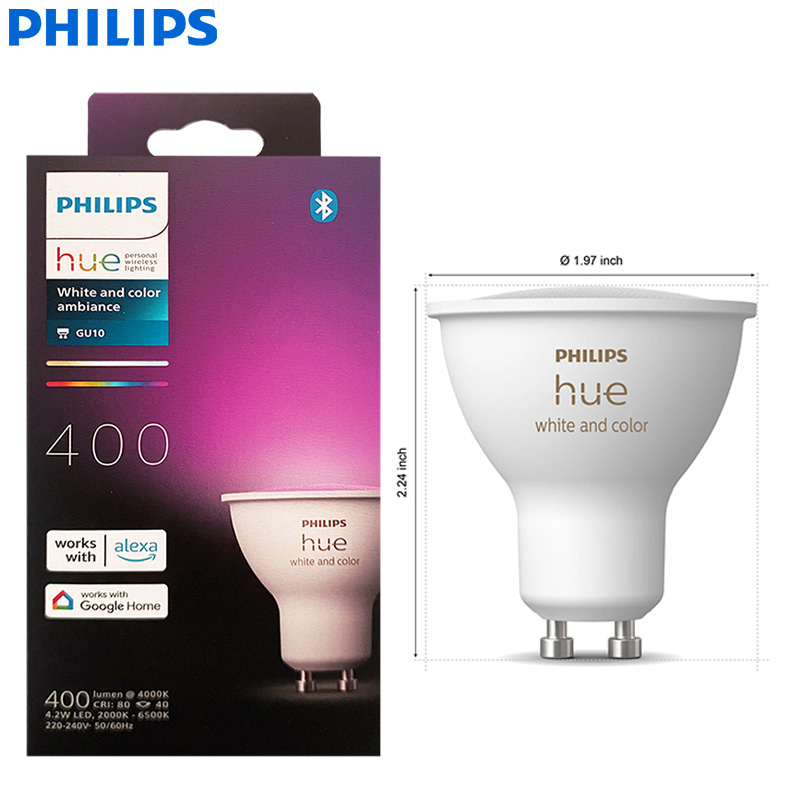 Philips Bulb Hue - Philips Hue GU10 Smart LED Spotlight