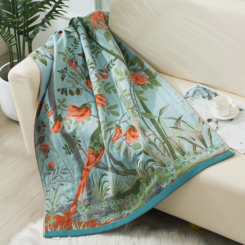 Home Bathroom With Sauna - Large Bath Towel Cotton Gauze Woven