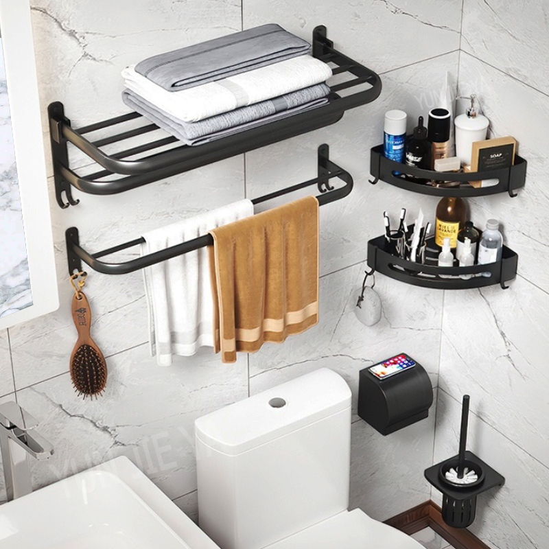 Home Hardware Bathroom Accessories - No Drill Bathroom Hardware Towel Rack
