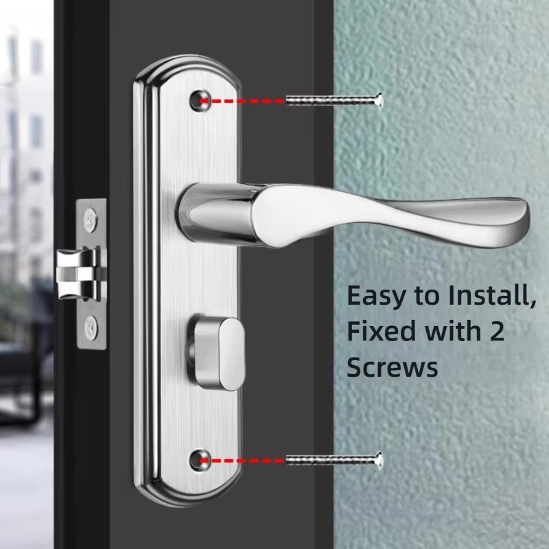 Stainless Steel Keyless Door L - Home Hardware Bathroom Accessories review and price