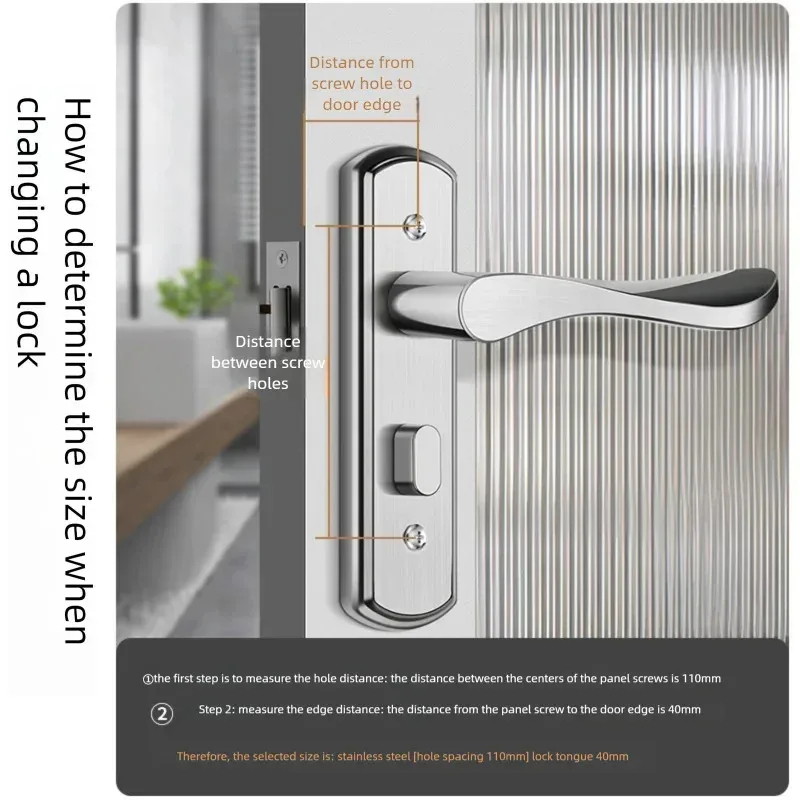 Stainless Steel Keyless Door L - Home Hardware Bathroom Accessories review and price