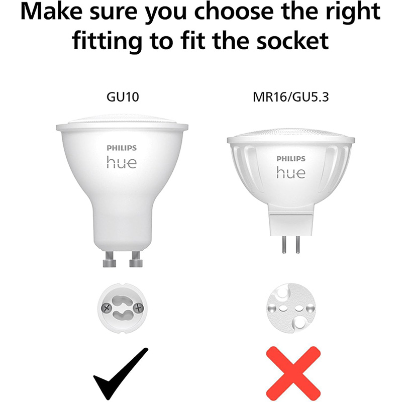 Philips Hue GU10 Smart LED Spo - Philips Bulb Hue review and price