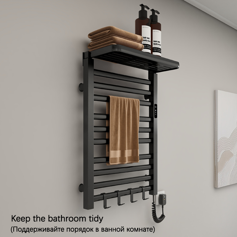 Bathroom Electric Heated Towel - Home Bathroom Shelf review and price