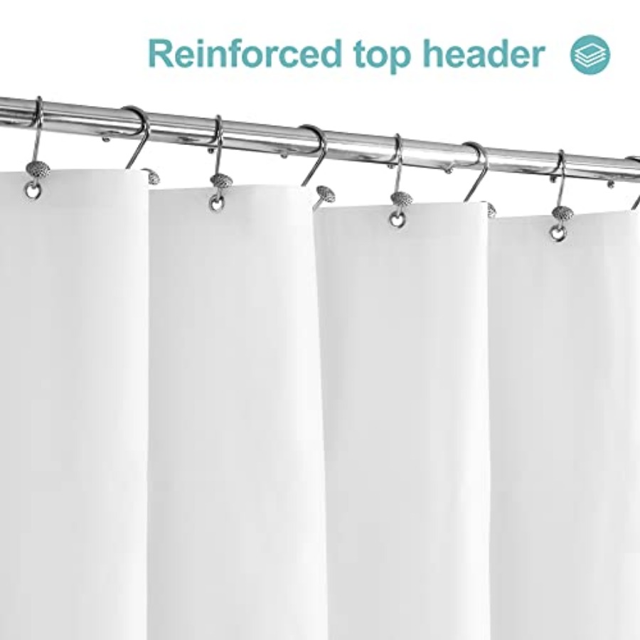 White Shower Curtain Liner wit - Shower Curtain Liner review and price