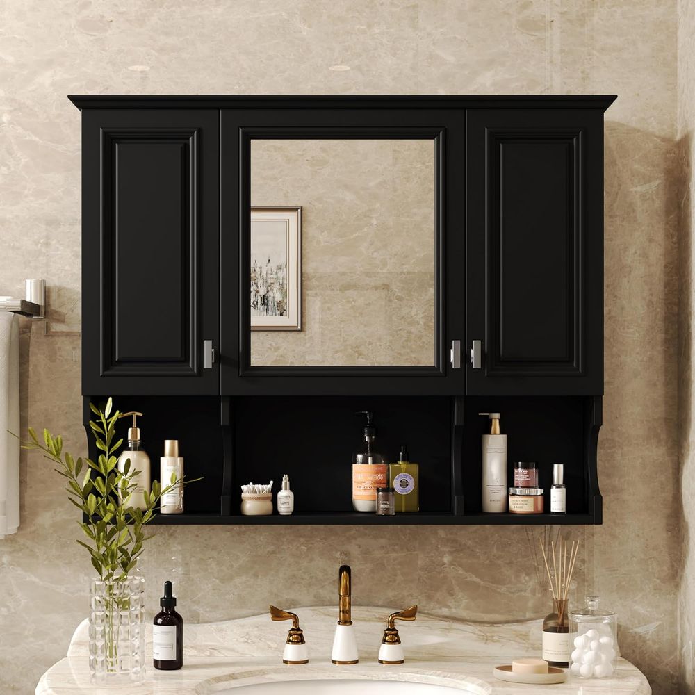 Bathroom Wall Cabinet with Mir - Home Bathroom Cabinets review and price