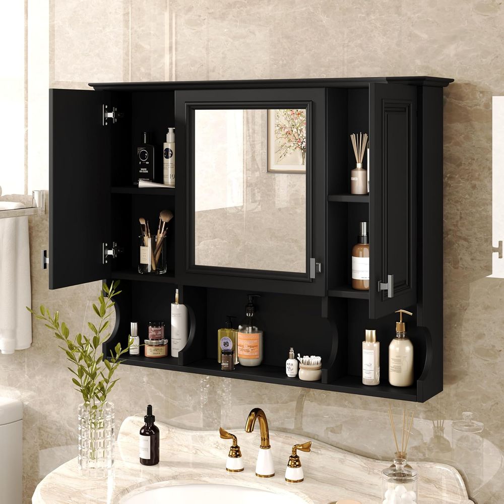 Bathroom Wall Cabinet with Mir - Home Bathroom Cabinets review and price