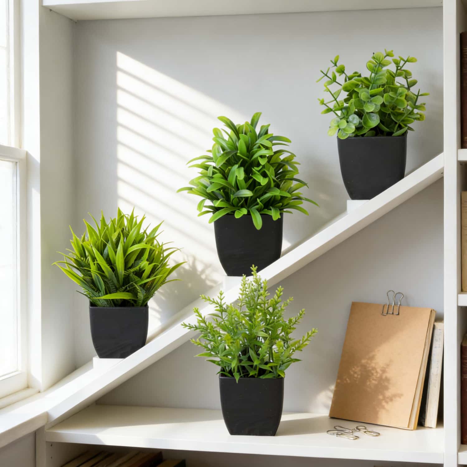 1pc Realistic Mini Eucalyptus  - Home Bathroom Shelf review and price