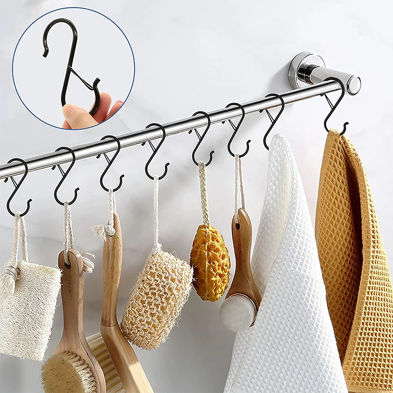 10 /100pcs Metal Hanging Hooks - Home Bathroom Shelf review and price