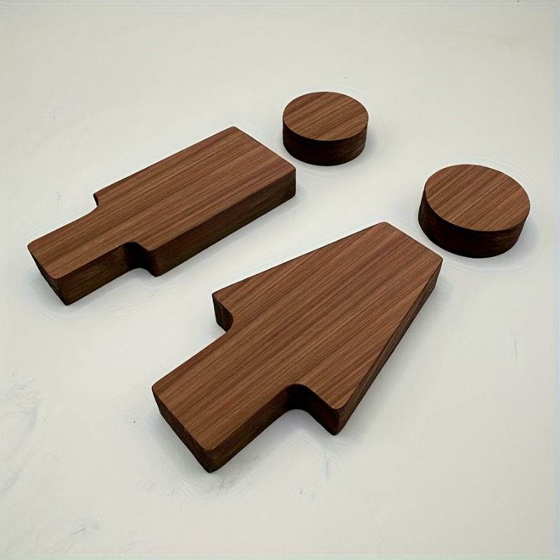 2PCS Wooden Bathroom Sign for  - Home Creation Bathroom review and price