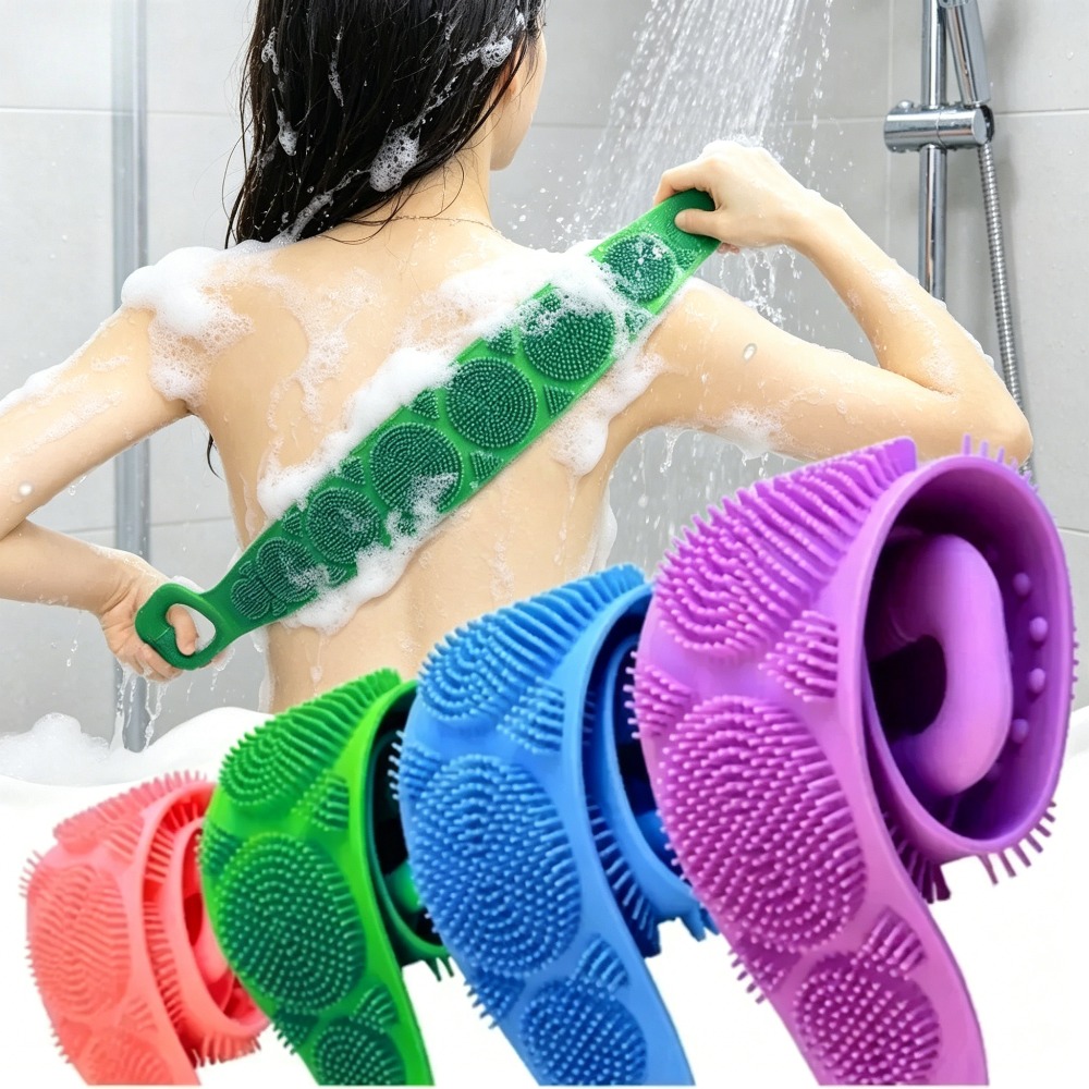 Silicone Shower Back Brush Bel - Home Bathroom Cleaning Machine review and price