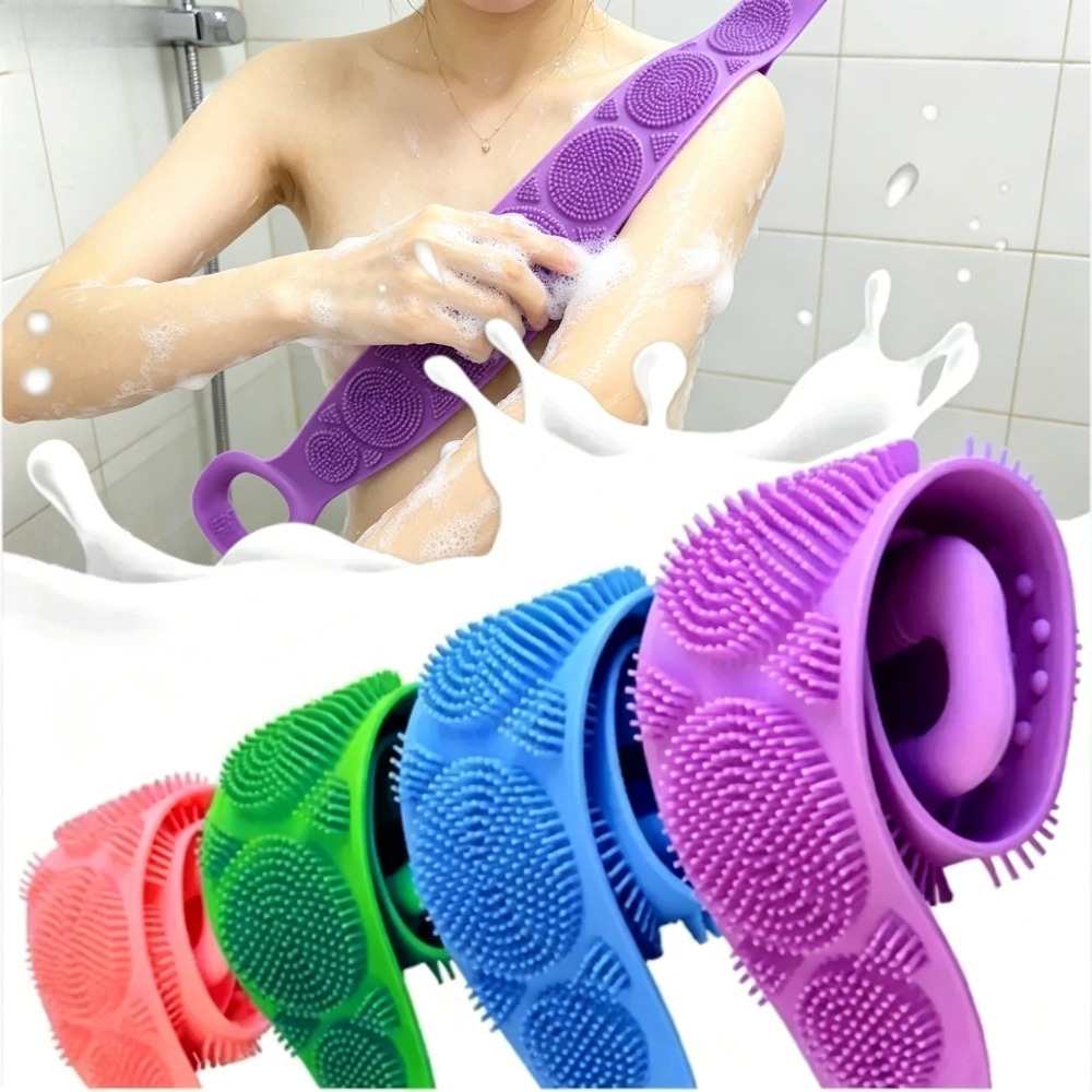 Silicone Shower Back Brush Bel - Home Bathroom Cleaning Machine review and price