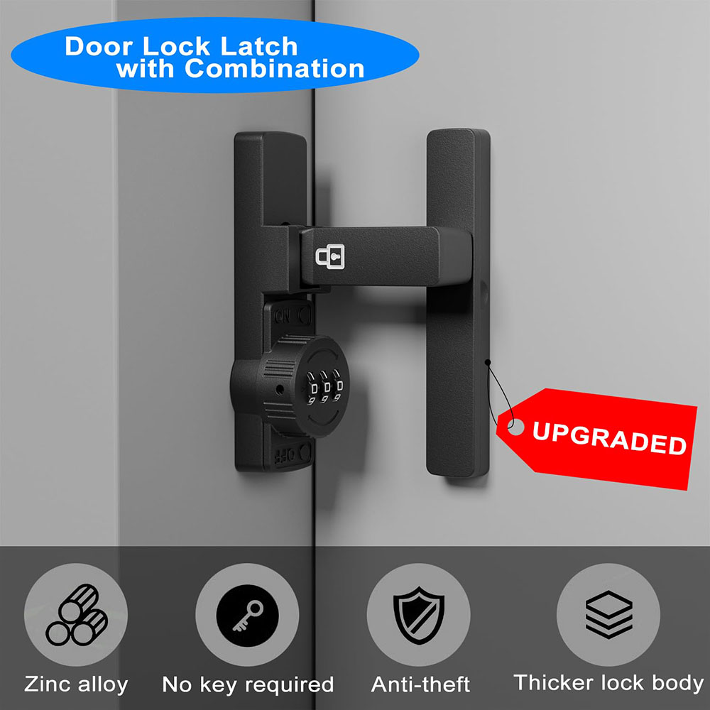 Security Barn Door Lock 3-Digi - Home Bathroom Cabinets review and price