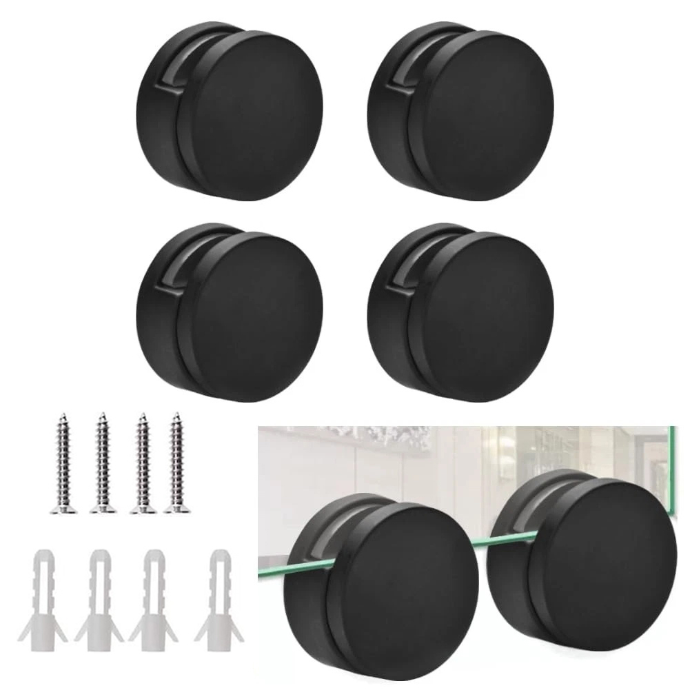 4pcs Glass Mirror Clamp Fixing - Home Hardware Bathroom Accessories review and price