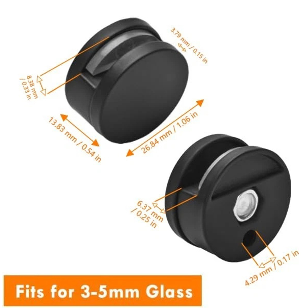 4pcs Glass Mirror Clamp Fixing - Home Hardware Bathroom Accessories review and price
