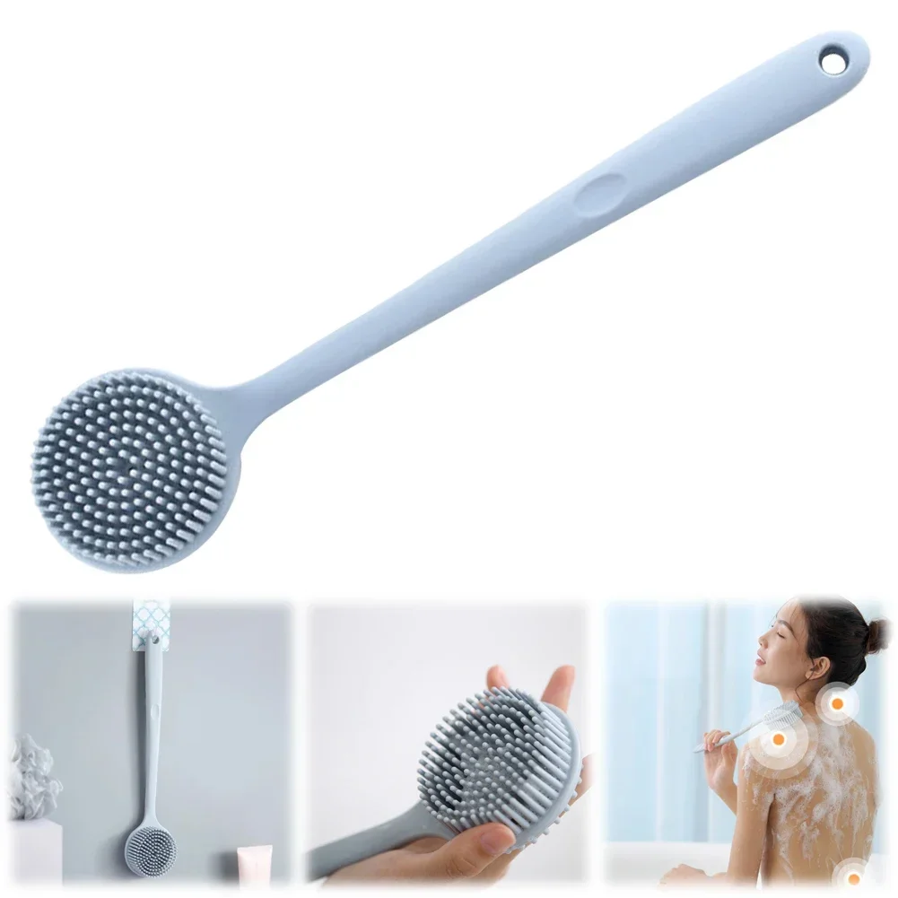 Silicone Long Handle Shower Br - Home Bathroom Cleaning Machine review and price