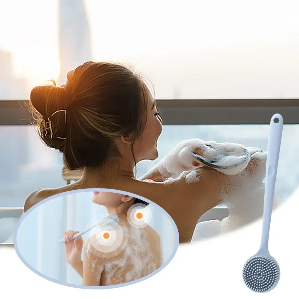 Silicone Long Handle Shower Br - Home Bathroom Cleaning Machine review and price