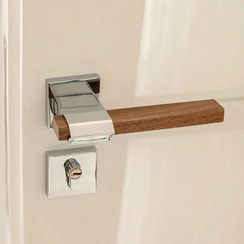 Walnut Door Handle Indoor Meta - Home Hardware Bathroom Accessories review and price