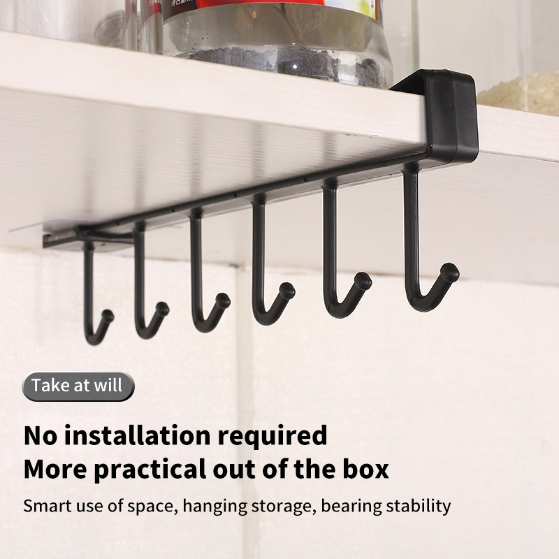 6 Hooks Storage Shelf Plastic  - Home Bathroom Shelf review and price
