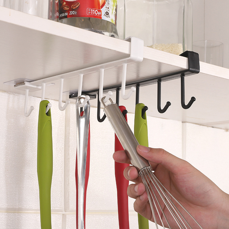 6 Hooks Storage Shelf Plastic  - Home Bathroom Shelf review and price
