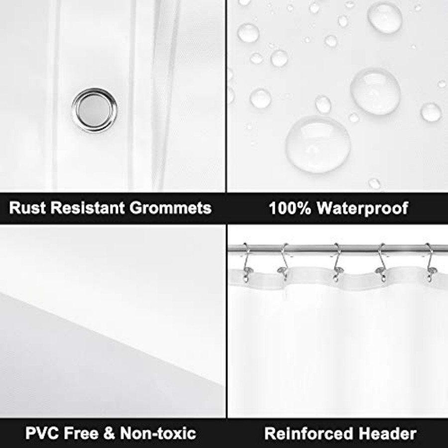 Frosted Shower Curtain Liner - - Shower Curtain Liner review and price