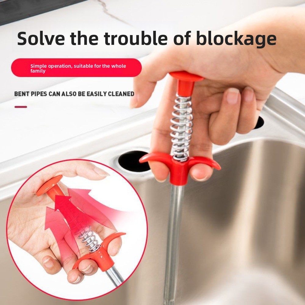 Hand Pinch Cleaning Sewer Pipe - Home Creation Bathroom review and price