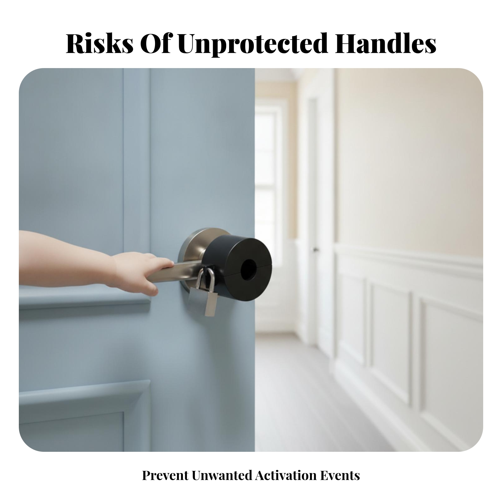 Door Knob Lockout Device Black - Home Hardware Bathroom Accessories review and price