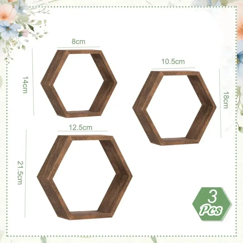 Latest Models Hexagon Floating - Home Bathroom Shelf review and price