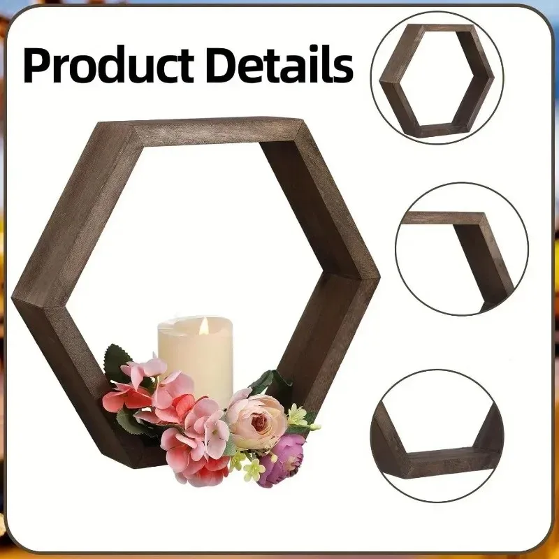 Latest Models Hexagon Floating - Home Bathroom Shelf review and price