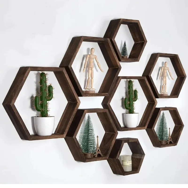 Latest Models Hexagon Floating - Home Bathroom Shelf review and price