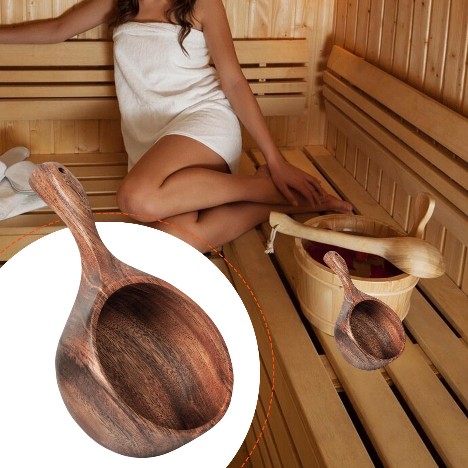 Wooden Sauna Ladle,Household U - Home Bathroom With Sauna review and price