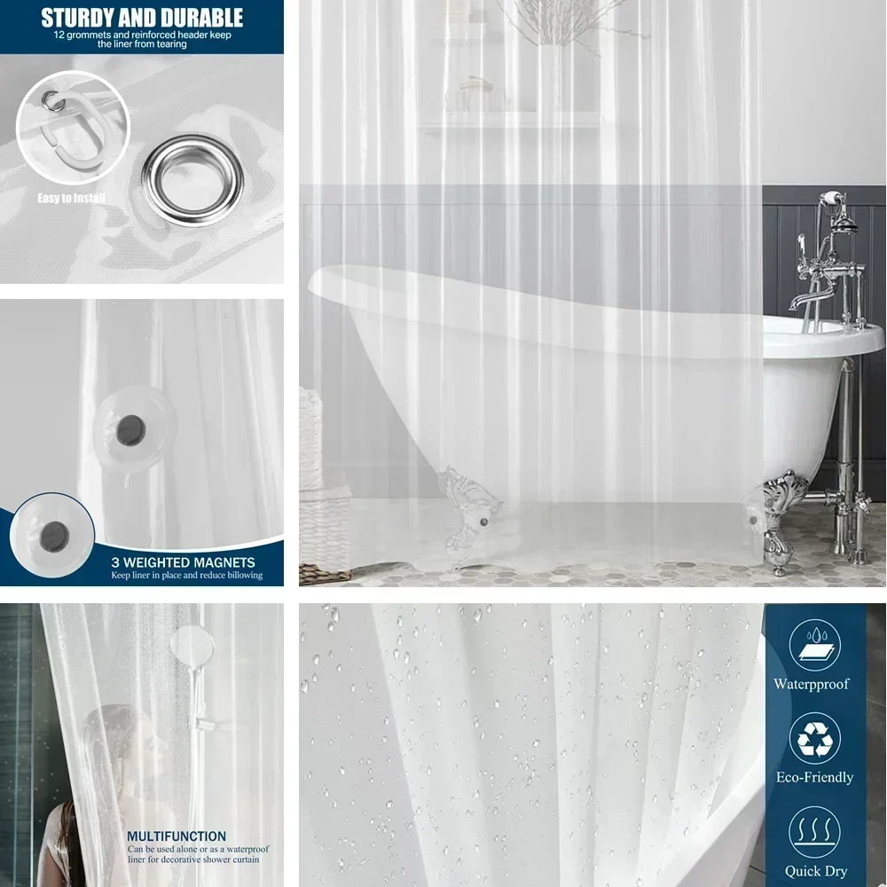 Clear Shower Curtain Plastic S - Shower Curtain Liner review and price