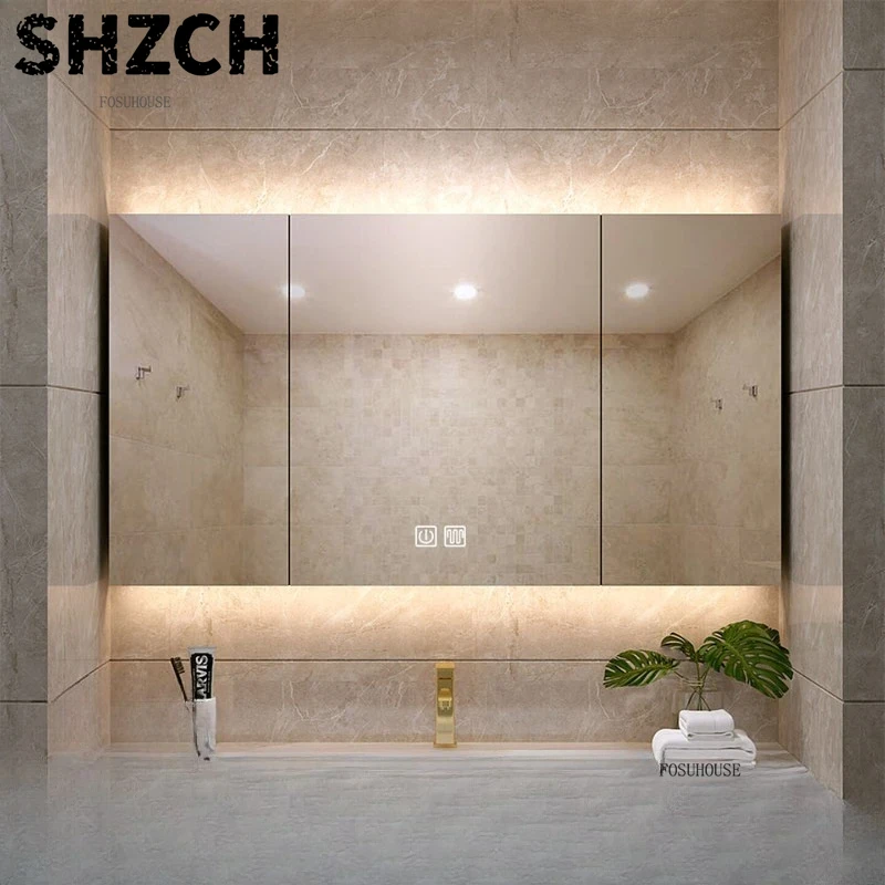 Modern Thickened Bathroom Mirr - Home Bathroom Cabinets review and price