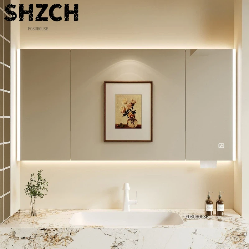 Modern Thickened Bathroom Mirr - Home Bathroom Cabinets review and price