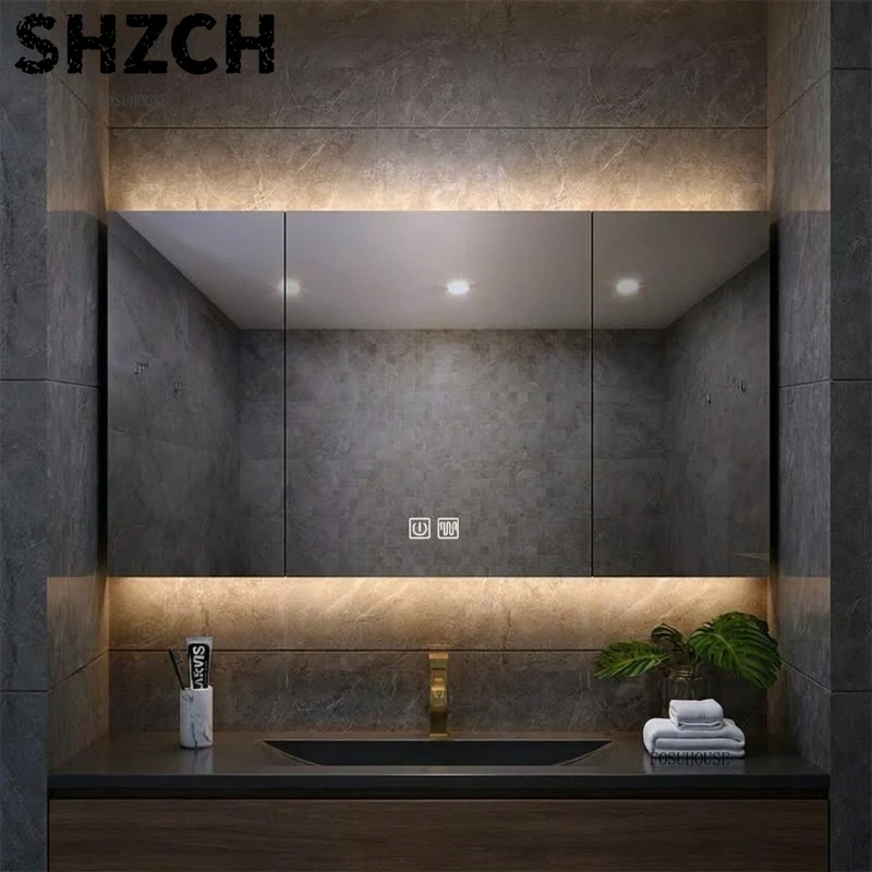 Modern Thickened Bathroom Mirr - Home Bathroom Cabinets review and price