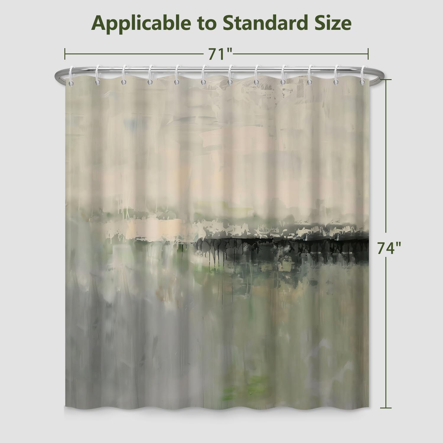 Waterproof Abstract Watercolor - Home Bathroom Spa Ideas review and price