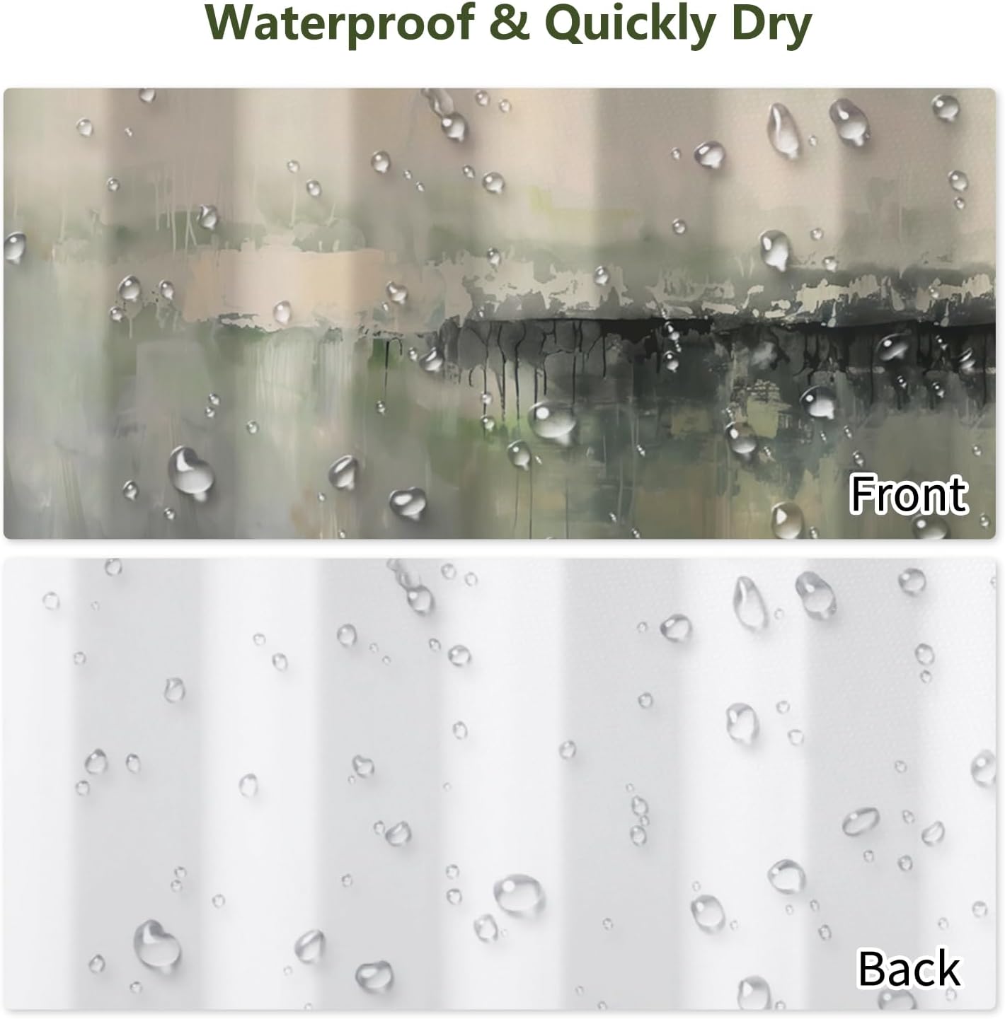Waterproof Abstract Watercolor - Home Bathroom Spa Ideas review and price