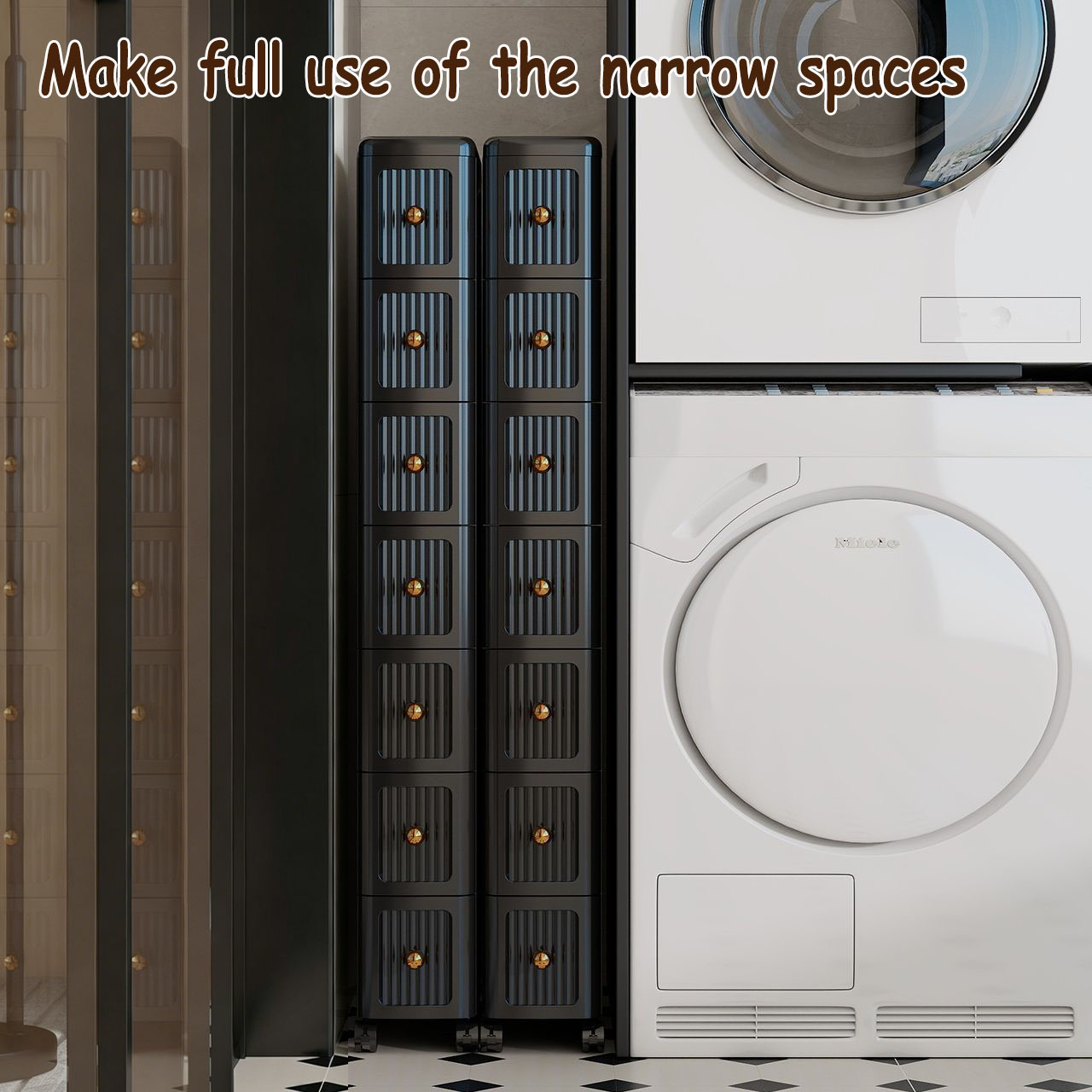 15CM Narrow Gap Drawer Storage - Home Bathroom Cabinets review and price