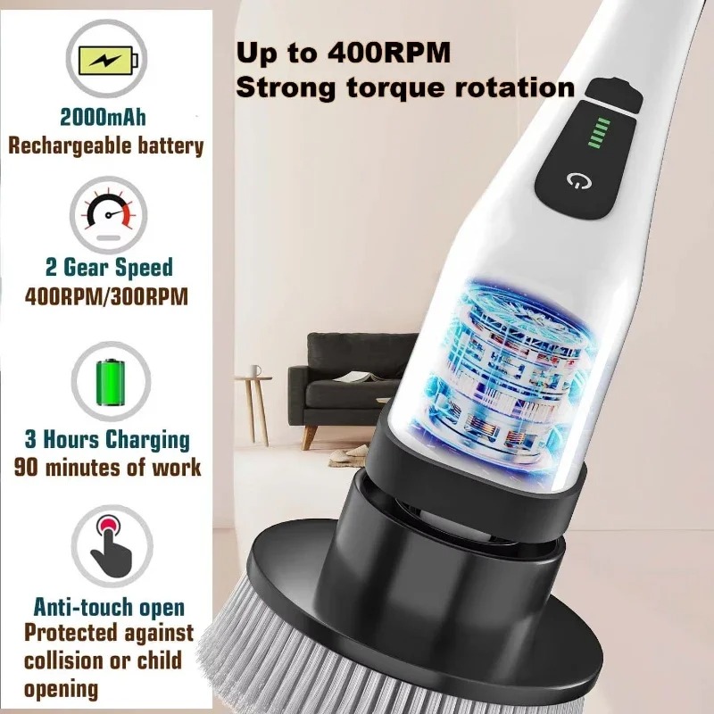 Cordless Multifunctional Elect - Home Bathroom Cleaning Machine review and price