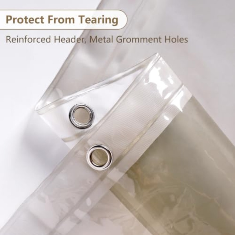 Waterproof Brown Plastic Showe - Shower Curtain Liner review and price