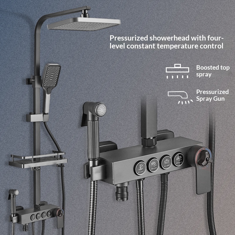 Stainless Steel Shower Set Ant - Home Bath review and price