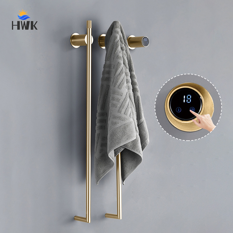 2026 Brushed Gold Bathroom Ele - Towel Warmer Electric review and price