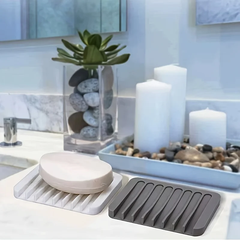 New 1PC Silicone Draining Soap - Home Bathroom Shelf review and price